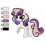 Sweetie Belle Embroidery Design 03